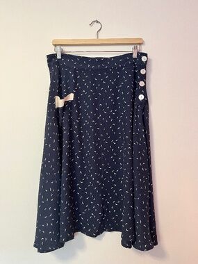 House of Foxy Reproduction 1940s Whirlaway Skirt EUC